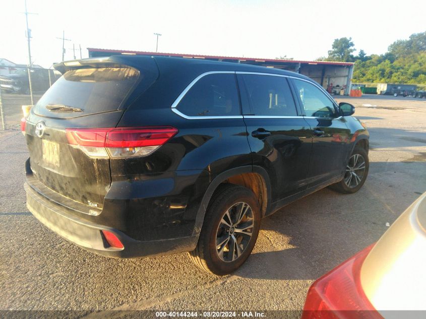 2019 Toyota Highlander Le VIN: 5TDZZRFH4KS320890 Lot: 40144244