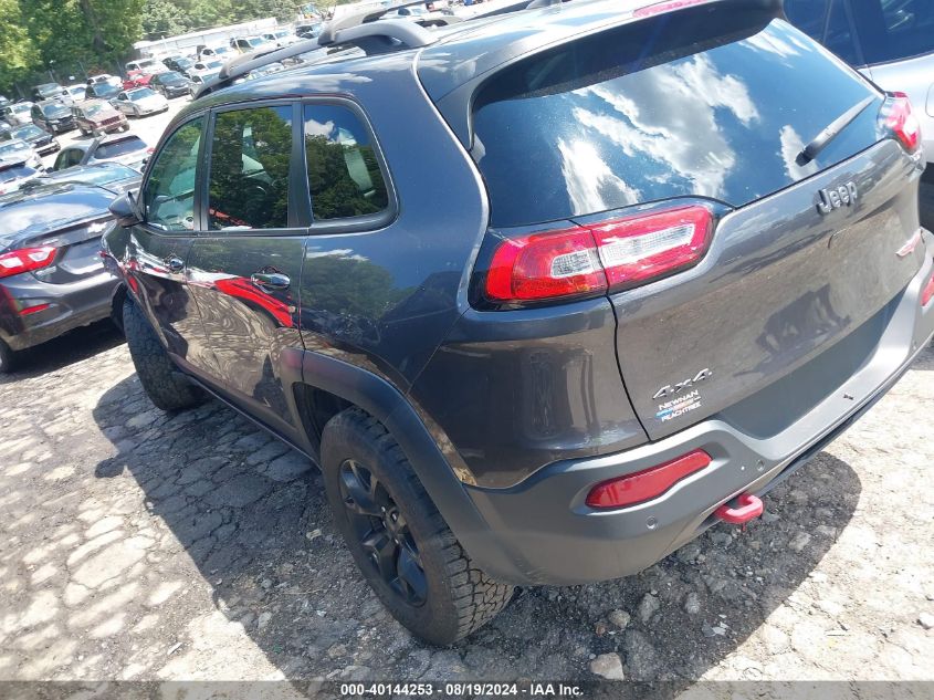 2018 Jeep Cherokee Trailhawk 4X4 VIN: 1C4PJMBX1JD508906 Lot: 40144253