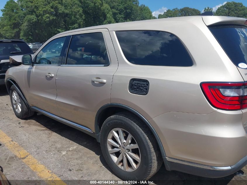 2015 Dodge Durango Sxt VIN: 1C4RDJAG1FC892182 Lot: 40144340