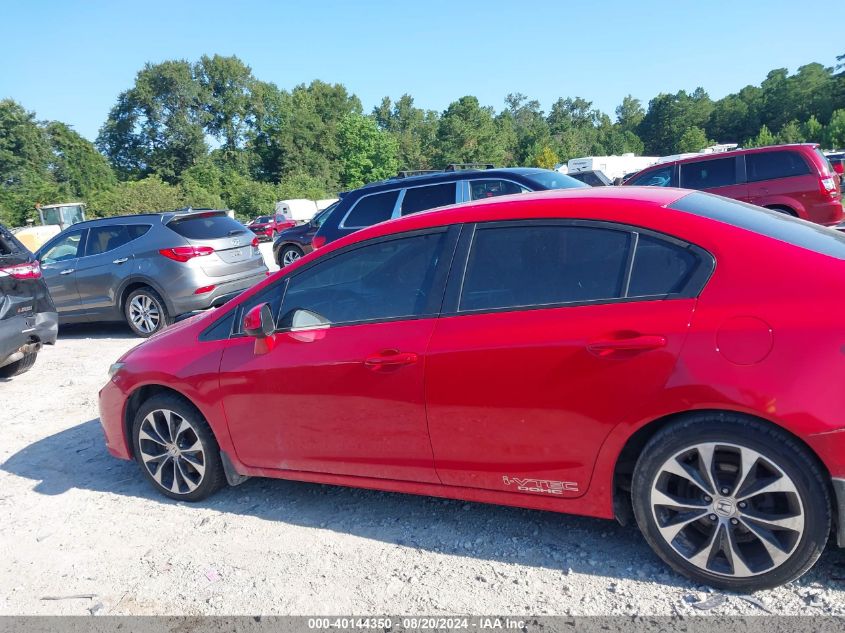 2013 Honda Civic Si VIN: 2HGFB6E52DH703954 Lot: 40144350