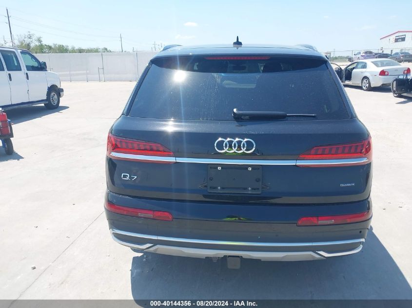 2023 Audi Q7 Prestige 55 Tfsi Quattro Tiptronic VIN: WA1VXBF73PD004946 Lot: 40144356