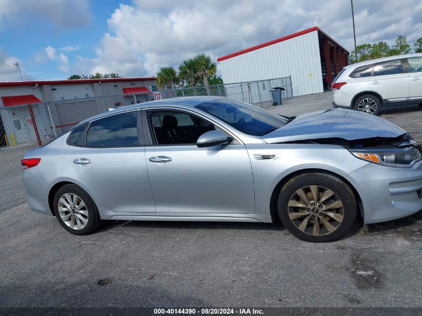 2016 Kia Optima Lx VIN: 5XXGT4L36GG006476 Lot: 40144390