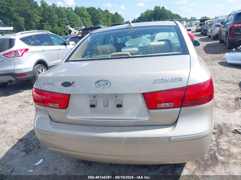 2010 Hyundai Sonata Gls VIN: 5NPET4AC0AH583803 Lot: 40144391