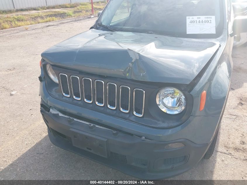 2017 Jeep Renegade Sport VIN: ZACCJAAB6HPE67798 Lot: 40144402