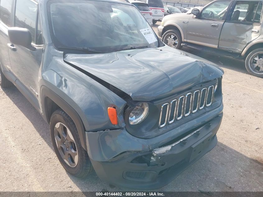 2017 Jeep Renegade Sport VIN: ZACCJAAB6HPE67798 Lot: 40144402