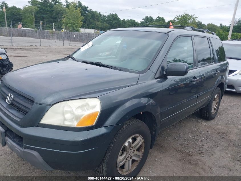 2005 Honda Pilot Ex-L VIN: 2HKYF18565H533116 Lot: 40144427