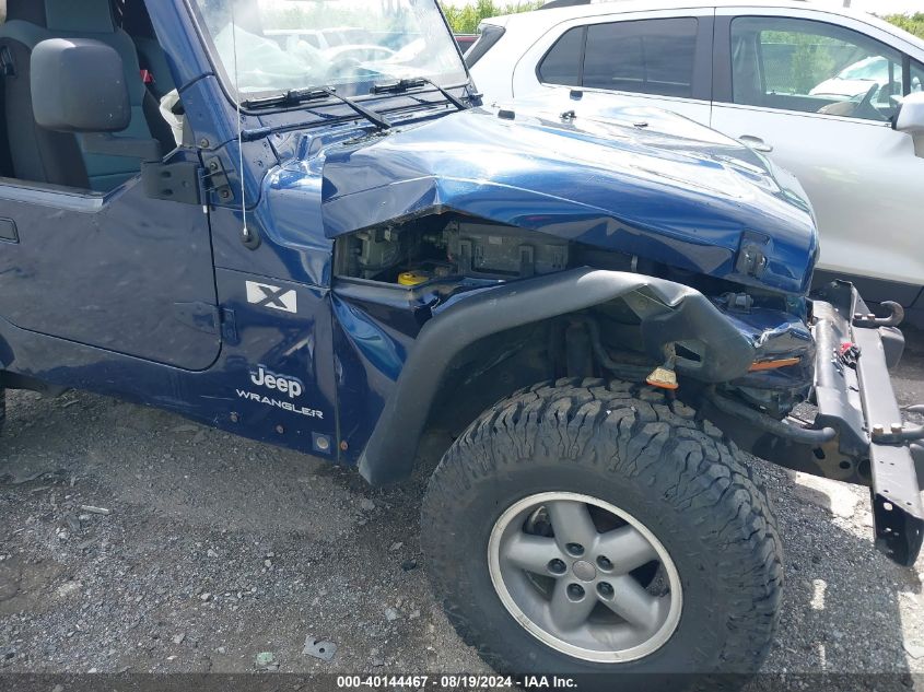 2004 Jeep Wrangler X VIN: 1J4FA39S74P801271 Lot: 40144467