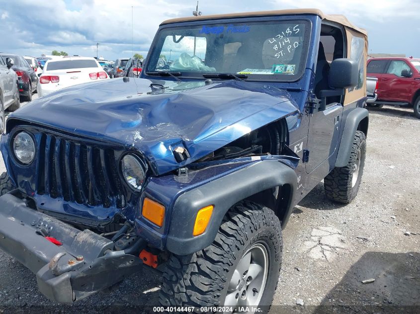 2004 Jeep Wrangler X VIN: 1J4FA39S74P801271 Lot: 40144467