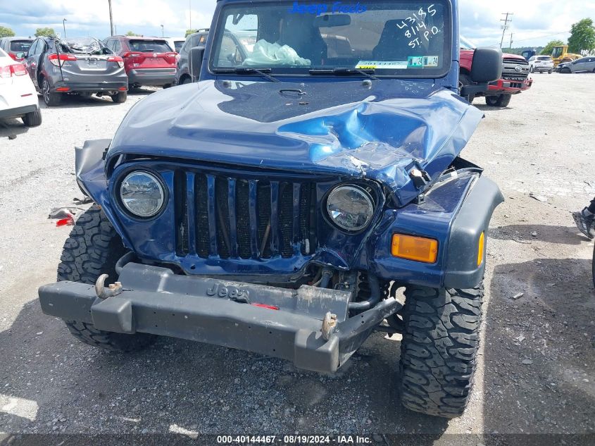 2004 Jeep Wrangler X VIN: 1J4FA39S74P801271 Lot: 40144467