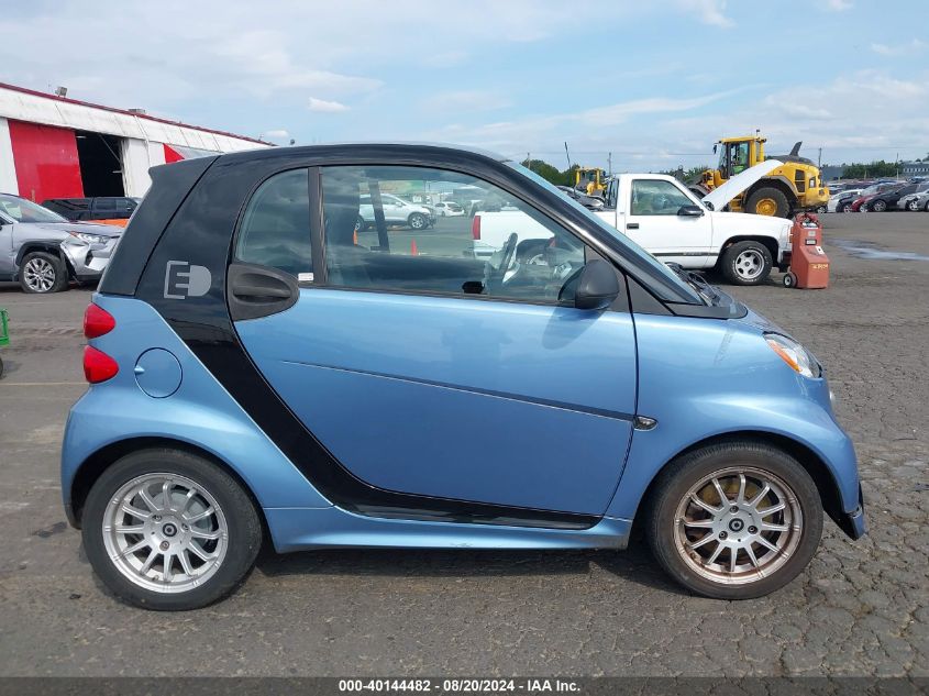 2014 Smart Fortwo Electric Drive Passion VIN: WMEEJ9AA1EK733170 Lot: 40144482