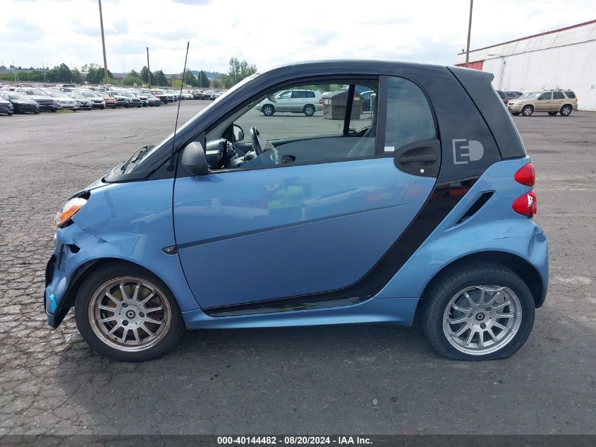 2014 Smart Fortwo Electric Drive Passion VIN: WMEEJ9AA1EK733170 Lot: 40144482