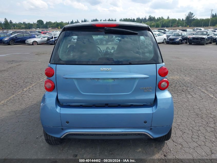 2014 Smart Fortwo Electric Drive Passion VIN: WMEEJ9AA1EK733170 Lot: 40144482