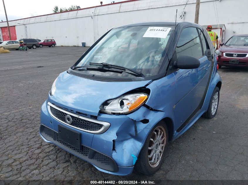 2014 Smart Fortwo Electric Drive Passion VIN: WMEEJ9AA1EK733170 Lot: 40144482