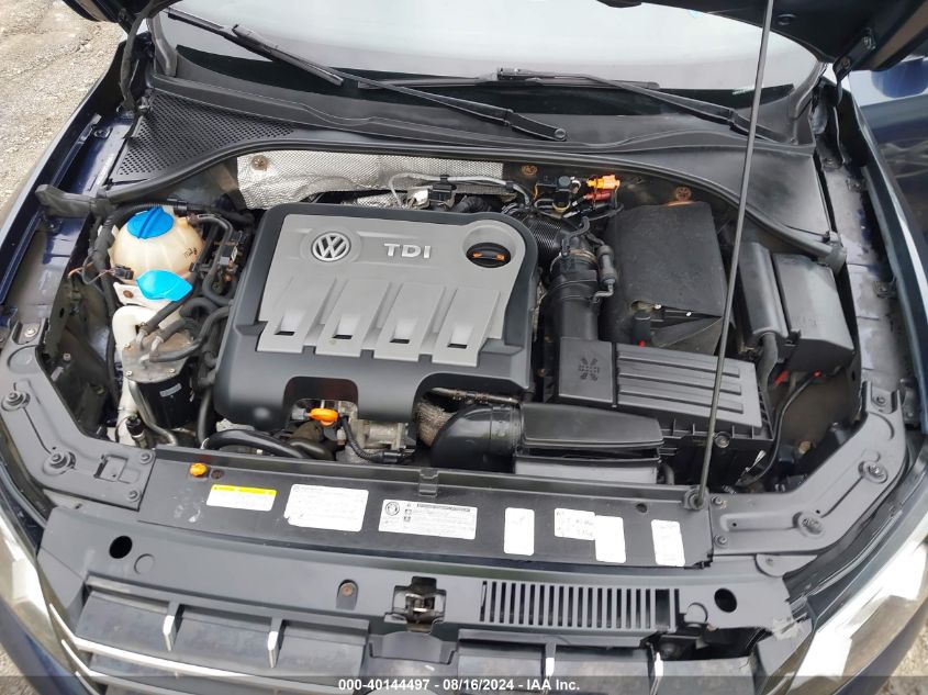 2013 Volkswagen Passat 2.0L Tdi Sel Premium VIN: 1VWCN7A30DC018080 Lot: 40144497