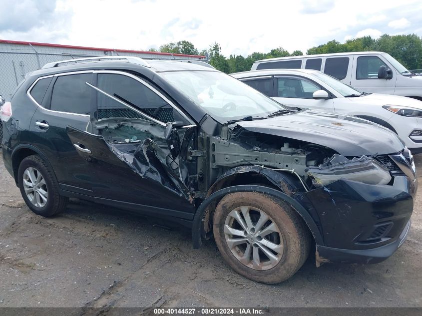 2016 Nissan Rogue Sv VIN: KNMAT2MV6GP607311 Lot: 40144527