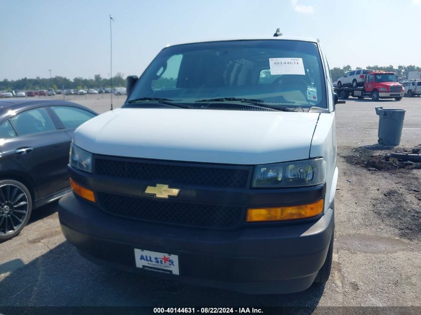 2021 Chevrolet Express Cargo Rwd 2500 Extended Wheelbase Wt VIN: 1GCWGBFP6M1206249 Lot: 40144631