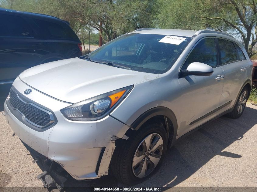 2018 Kia Niro Fe/Lx VIN: KNDCB3LC1J5212683 Lot: 40144658