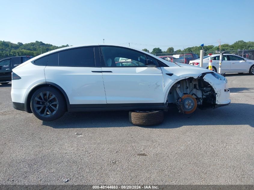 2024 Tesla Model X Long Range VIN: 7SAXCDE5XRF446546 Lot: 40144683