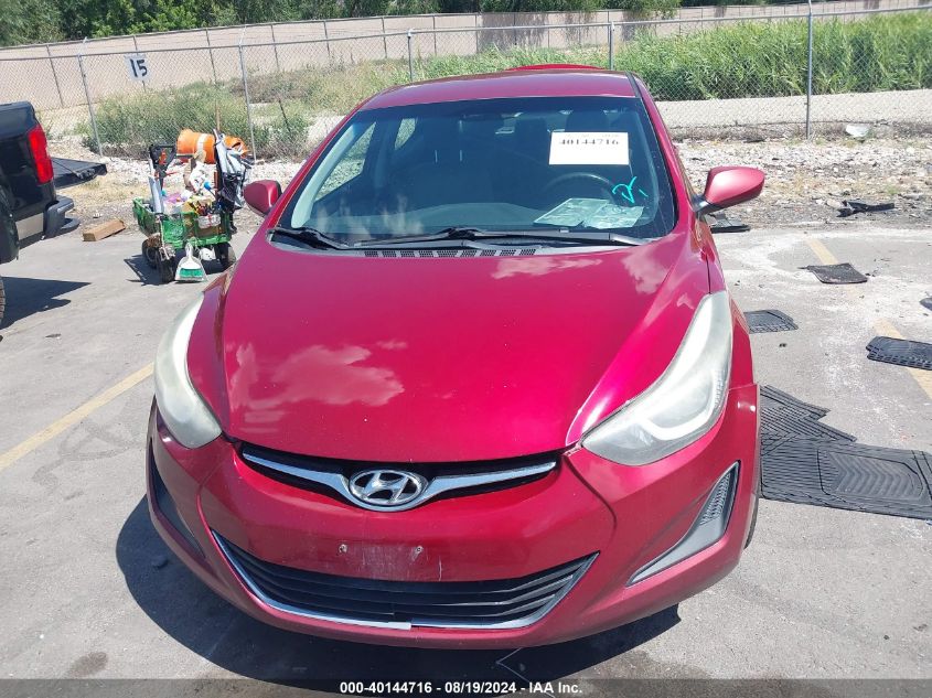 2015 Hyundai Elantra Se VIN: 5NPDH4AE3FH647550 Lot: 40144716