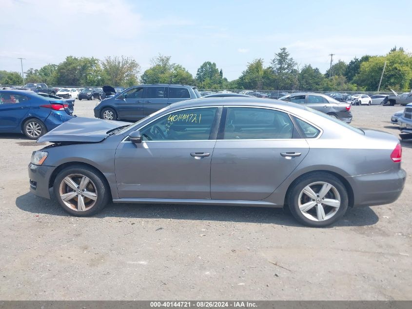 1VWBP7A32CC038433 2012 Volkswagen Passat 2.5L Se