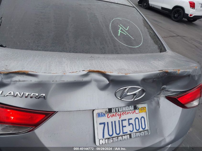 2016 Hyundai Elantra Se VIN: 5NPDH4AE6GH698963 Lot: 40144772