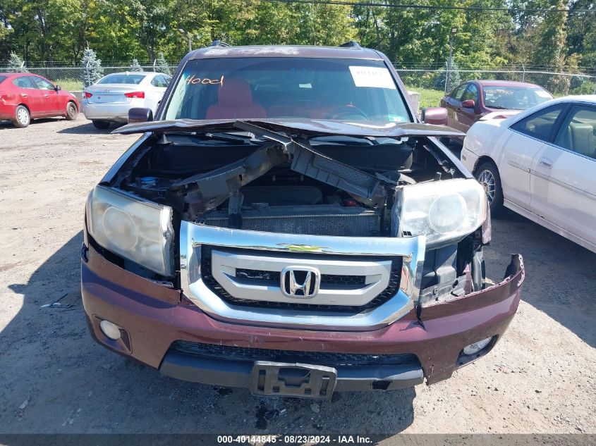 2011 Honda Pilot Ex-L VIN: 5FNYF4H59BB078905 Lot: 40144845