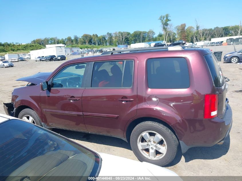 2011 Honda Pilot Ex-L VIN: 5FNYF4H59BB078905 Lot: 40144845