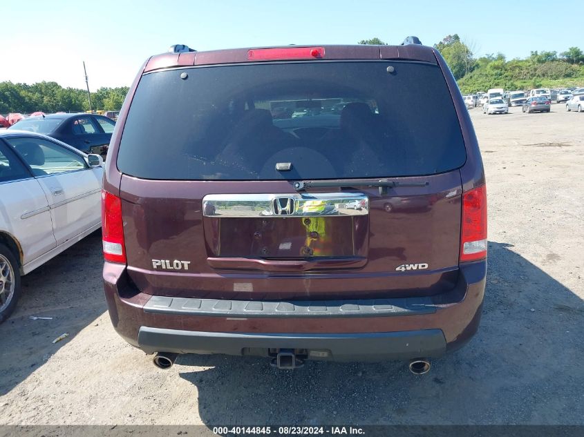 2011 Honda Pilot Ex-L VIN: 5FNYF4H59BB078905 Lot: 40144845