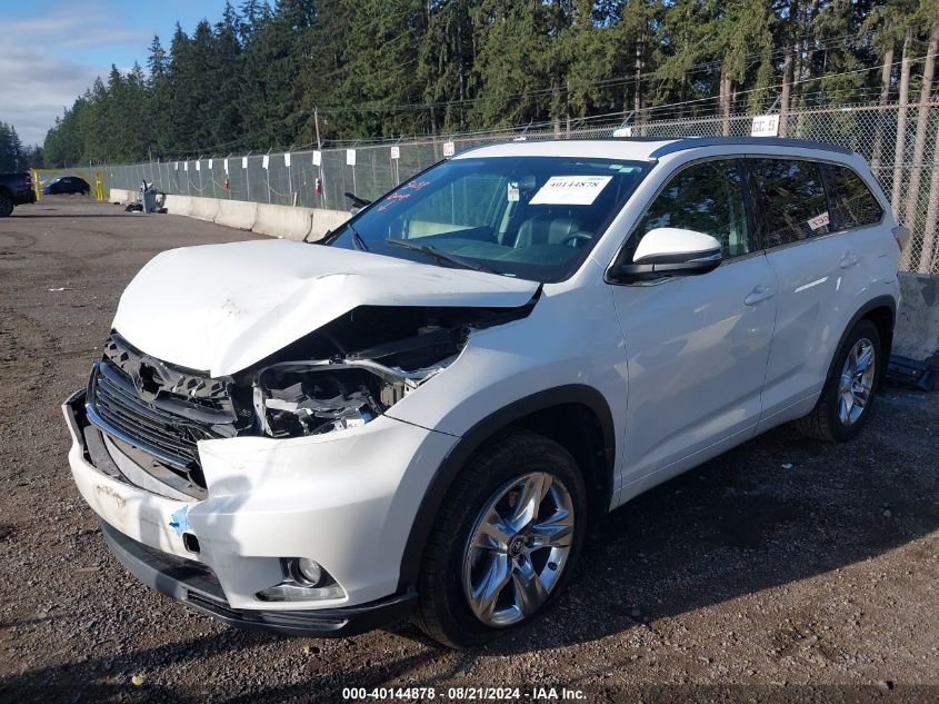 5TDDKRFH5GS339907 2016 TOYOTA HIGHLANDER - Image 2