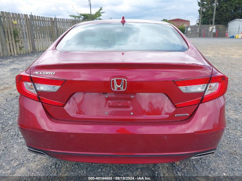 2018 Honda Accord Touring VIN: 1HGCV1F92JA194375 Lot: 40144885