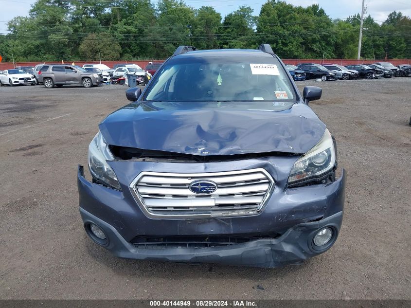 2016 Subaru Outback 2.5I Premium VIN: 4S4BSADC4G3263707 Lot: 40144949