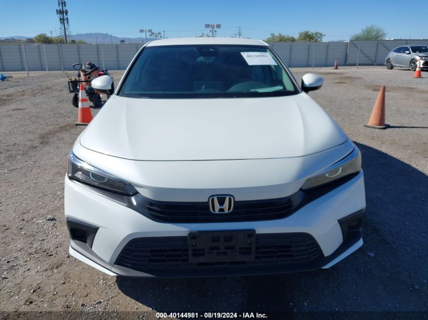 2023 Honda Civic Lx VIN: 2HGFE2F29PH538154 Lot: 40144981