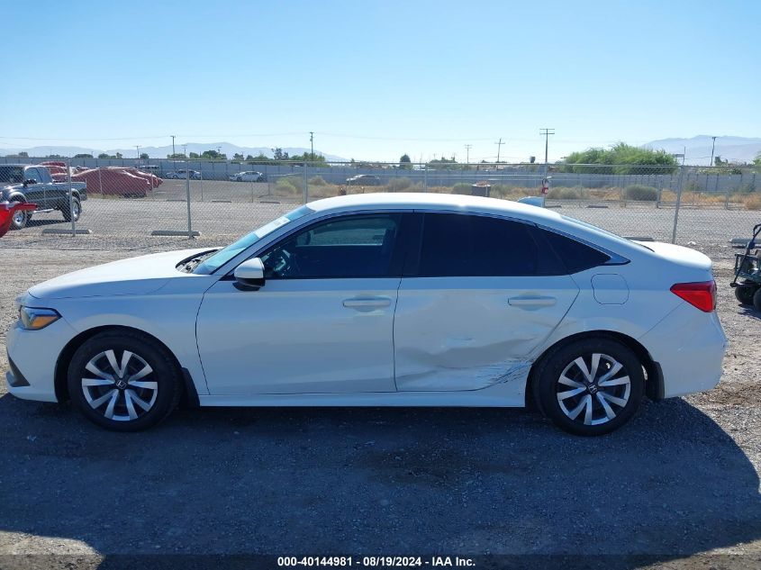 2023 Honda Civic Lx VIN: 2HGFE2F29PH538154 Lot: 40144981