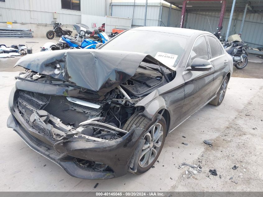 55SWF4KB9FU003440 2015 MERCEDES-BENZ C CLASS - Image 2