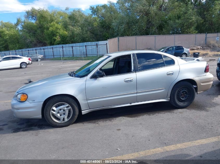 2005 Pontiac Grand Am Se VIN: 1G2NE52EX5M191136 Lot: 40145061