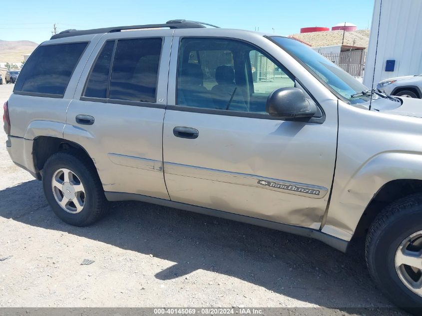 2003 Chevrolet Trailblazer Lt VIN: 1GNDT13S032382252 Lot: 40145069