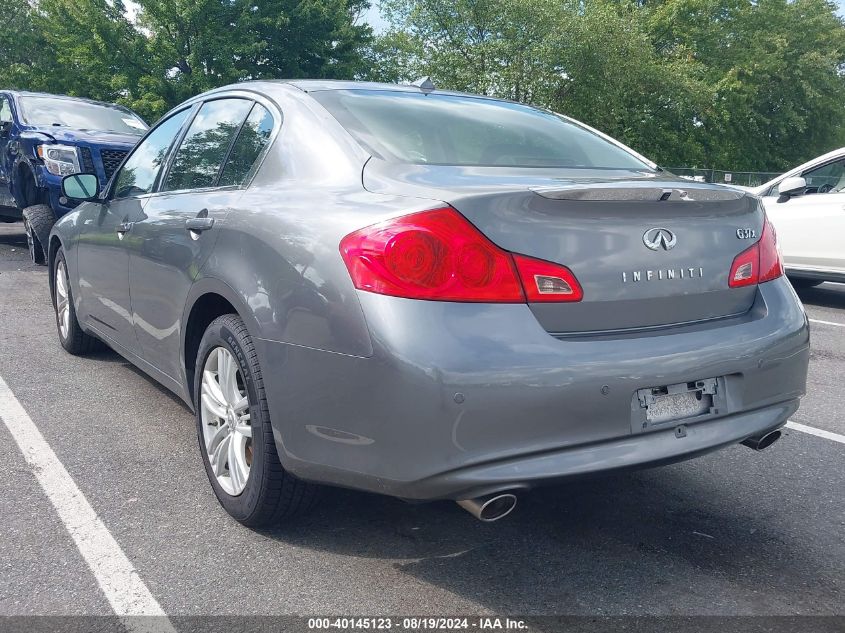 2013 Infiniti G37X VIN: JN1CV6AR9DM769967 Lot: 40145123