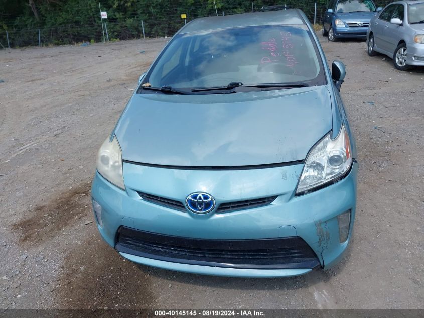 2013 Toyota Prius Three VIN: JTDKN3DU5D1635143 Lot: 40145145