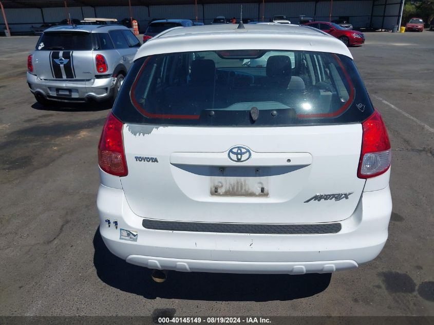 2003 Toyota Matrix Standard VIN: 2T1KR32E43C077389 Lot: 40145149
