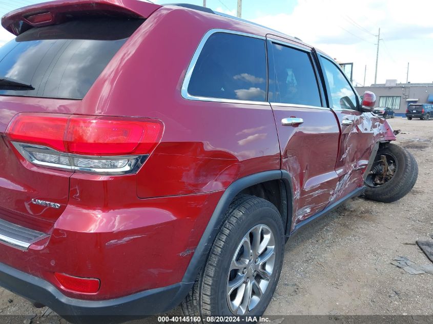 2014 Jeep Grand Cherokee Limited VIN: 1C4RJFBG2EC527092 Lot: 40145160