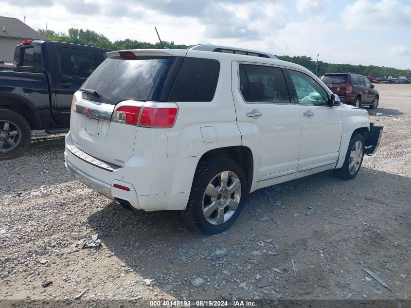 2013 GMC Terrain Denali VIN: 2GKFLZE37D6352714 Lot: 40145193