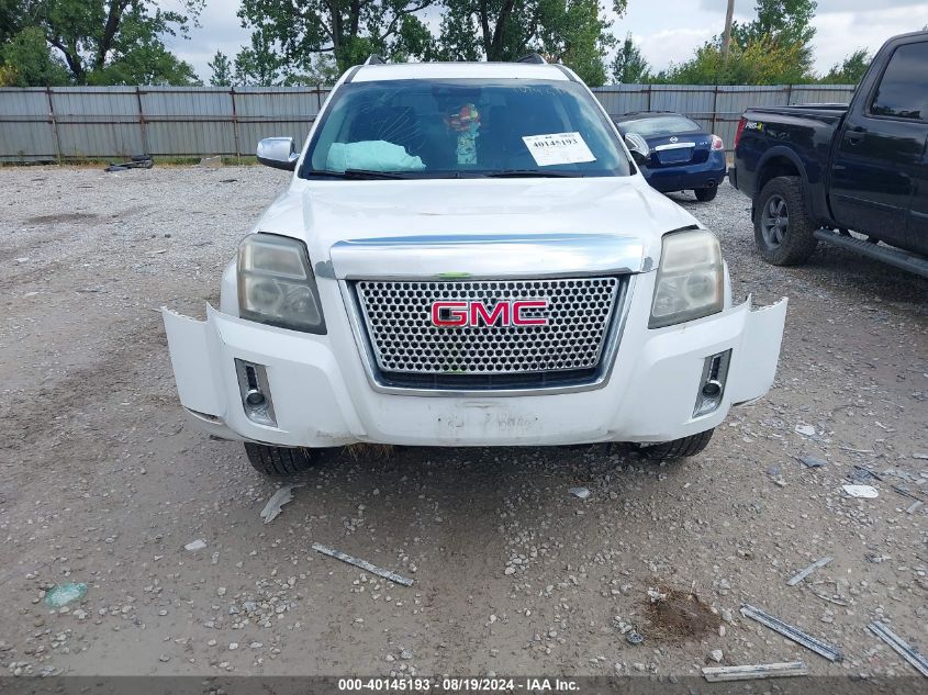 2013 GMC Terrain Denali VIN: 2GKFLZE37D6352714 Lot: 40145193