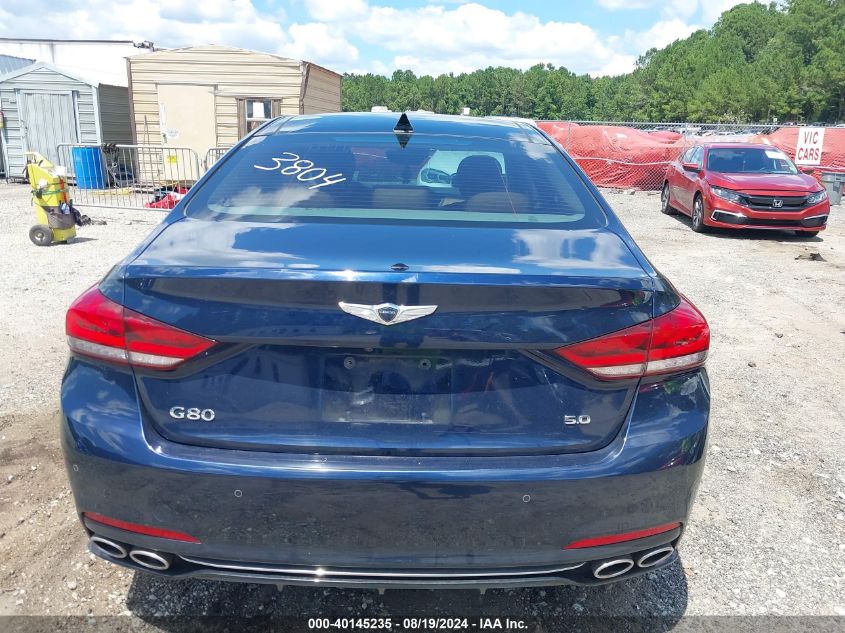 2020 Genesis G80 5.0 Ultimate Rwd VIN: KMTFN4JF9LU333804 Lot: 40145235