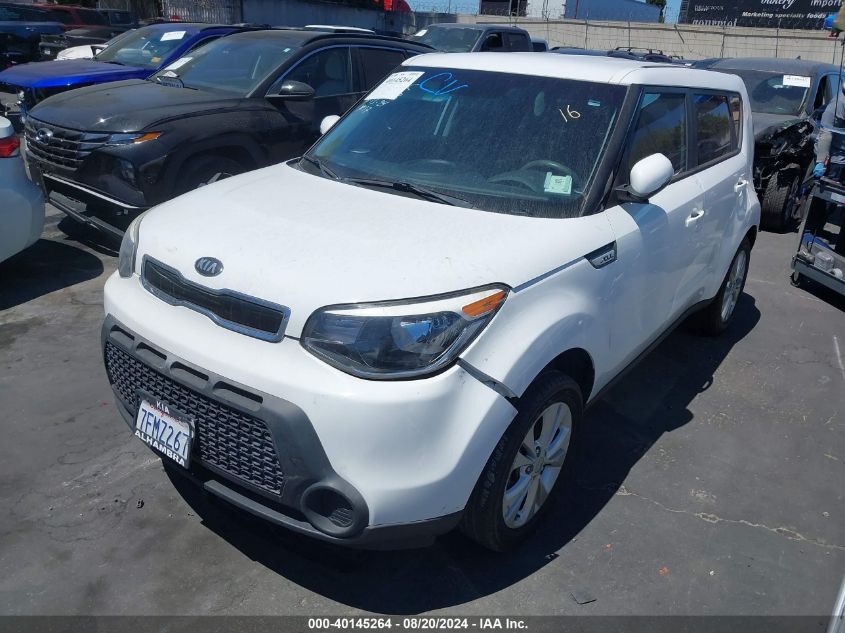 2014 Kia Soul + VIN: KNDJP3A56E7077952 Lot: 40145264