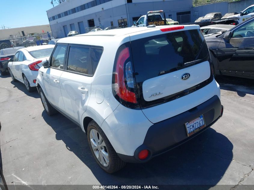 2014 Kia Soul + VIN: KNDJP3A56E7077952 Lot: 40145264