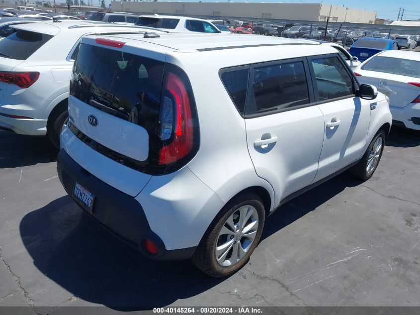 2014 Kia Soul + VIN: KNDJP3A56E7077952 Lot: 40145264