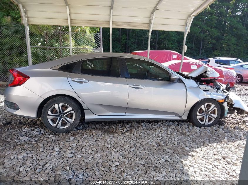 2018 Honda Civic Lx VIN: 19XFC2F59JE006842 Lot: 40145277