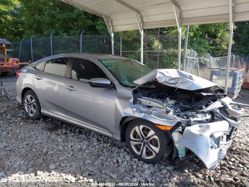 2018 Honda Civic Lx VIN: 19XFC2F59JE006842 Lot: 40145277