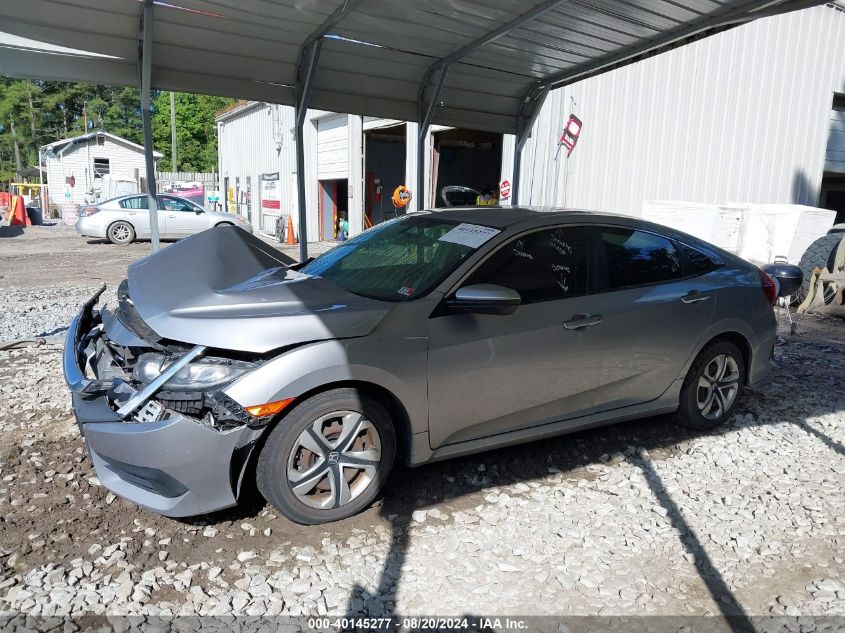 2018 Honda Civic Lx VIN: 19XFC2F59JE006842 Lot: 40145277