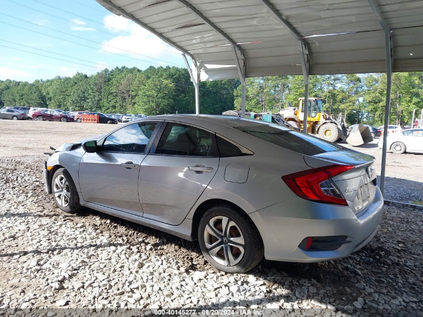 2018 Honda Civic Lx VIN: 19XFC2F59JE006842 Lot: 40145277